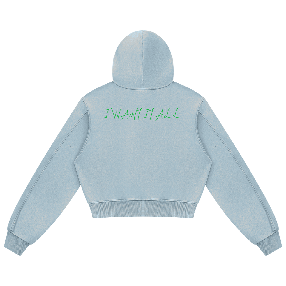 Women's Mineral Wash Full Zip Hoodie