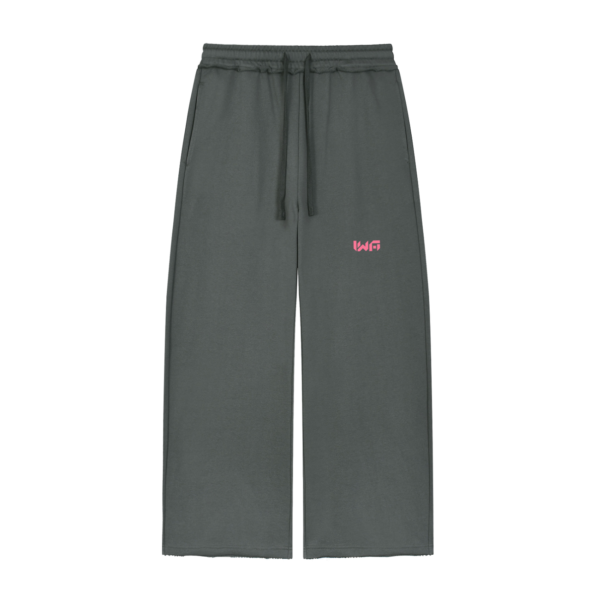 Women’s Wide Leg Raw Edge Sweatpants