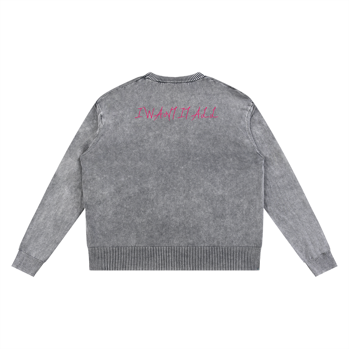 Mineral Wash Oversized Sweater
