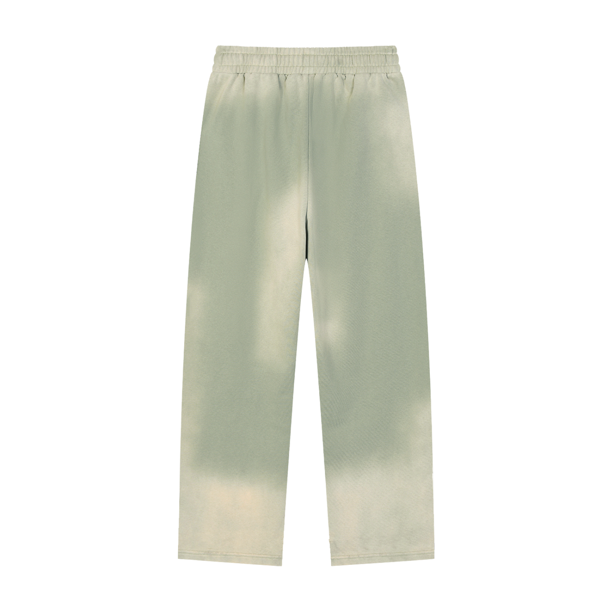 Sun Fade Raw Edge Straight-Leg Sweatpants