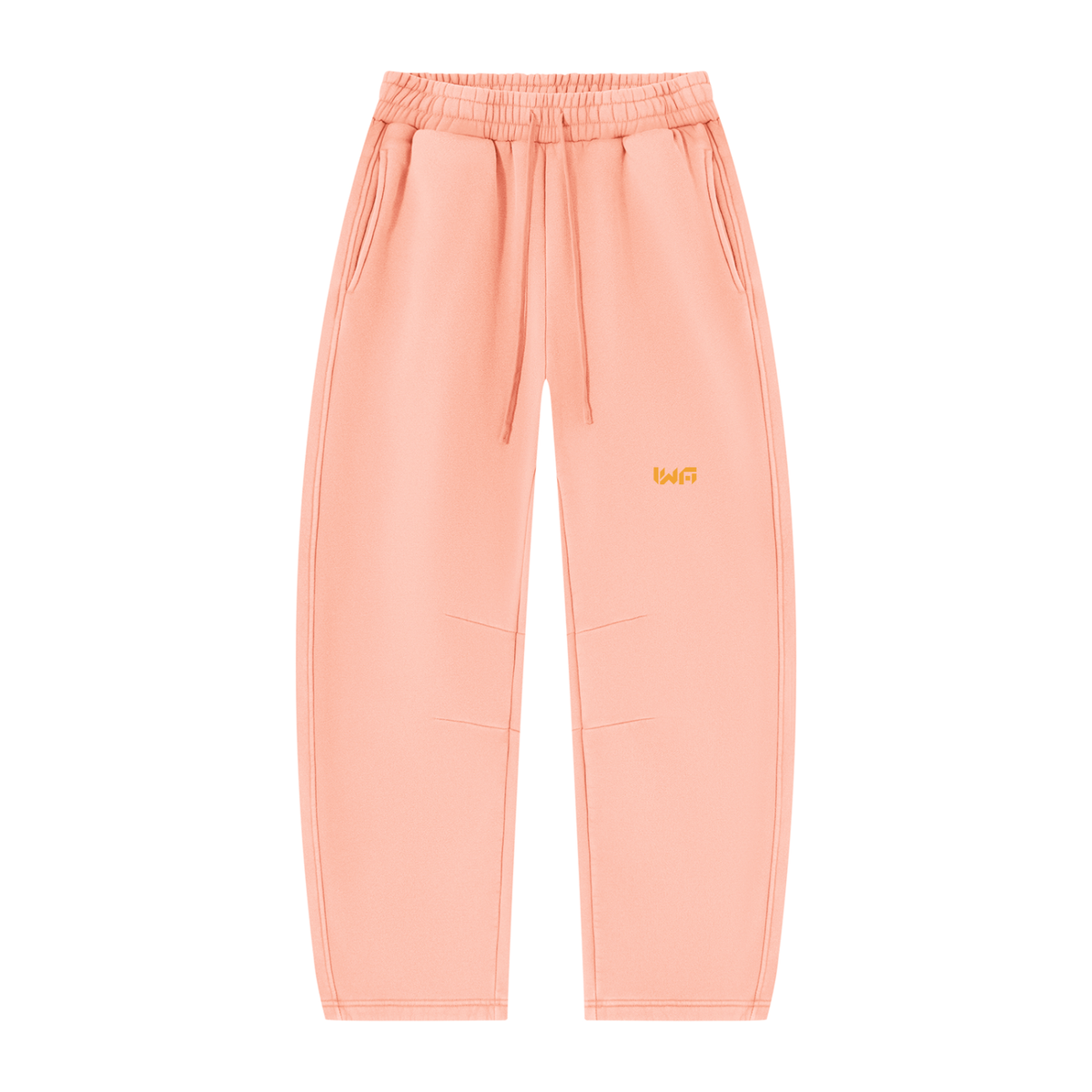 Unisex Vintage Wash Barrel Leg Fleece Sweatpants