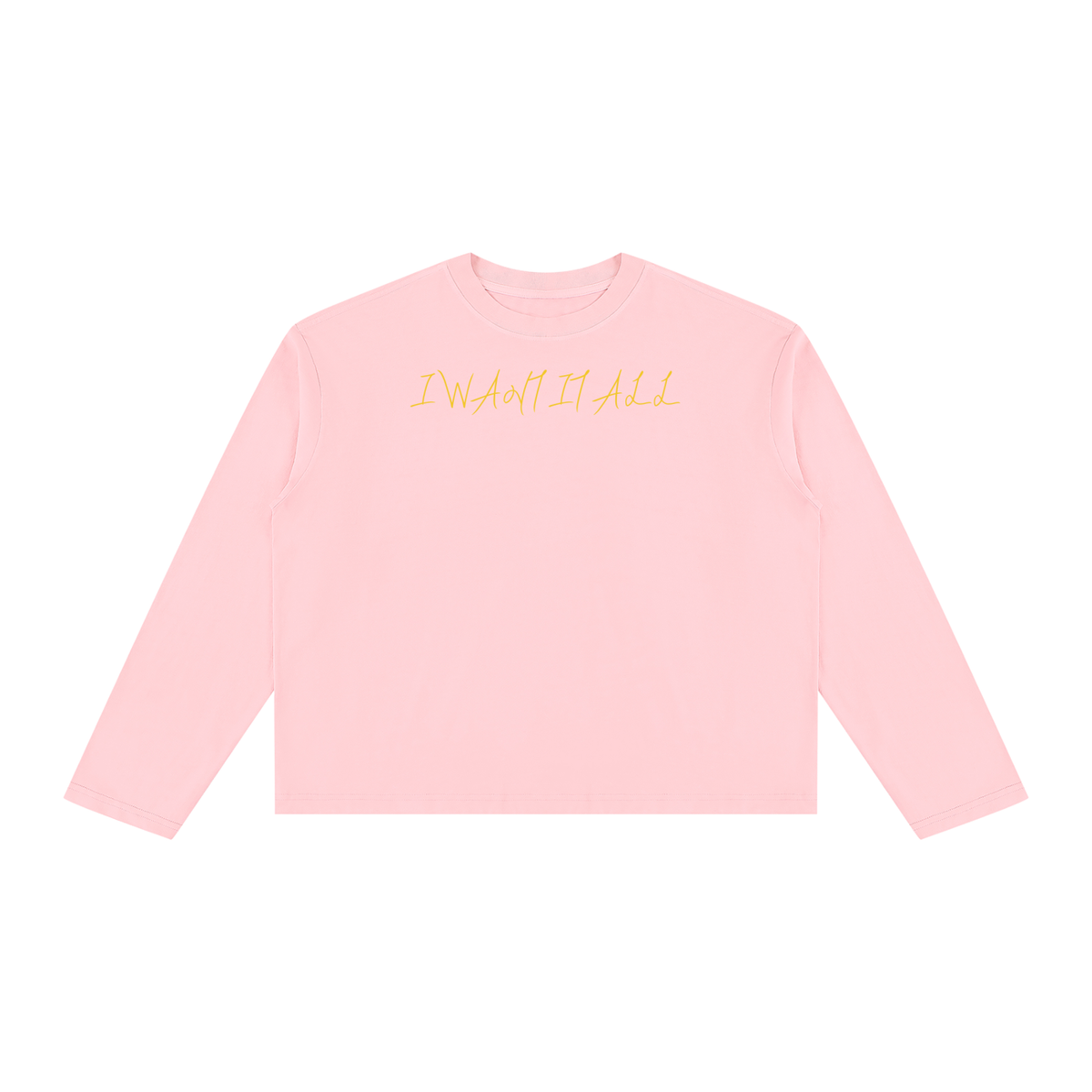 Unisex Vintage Wash Long Sleeve Boxy T-Shirt