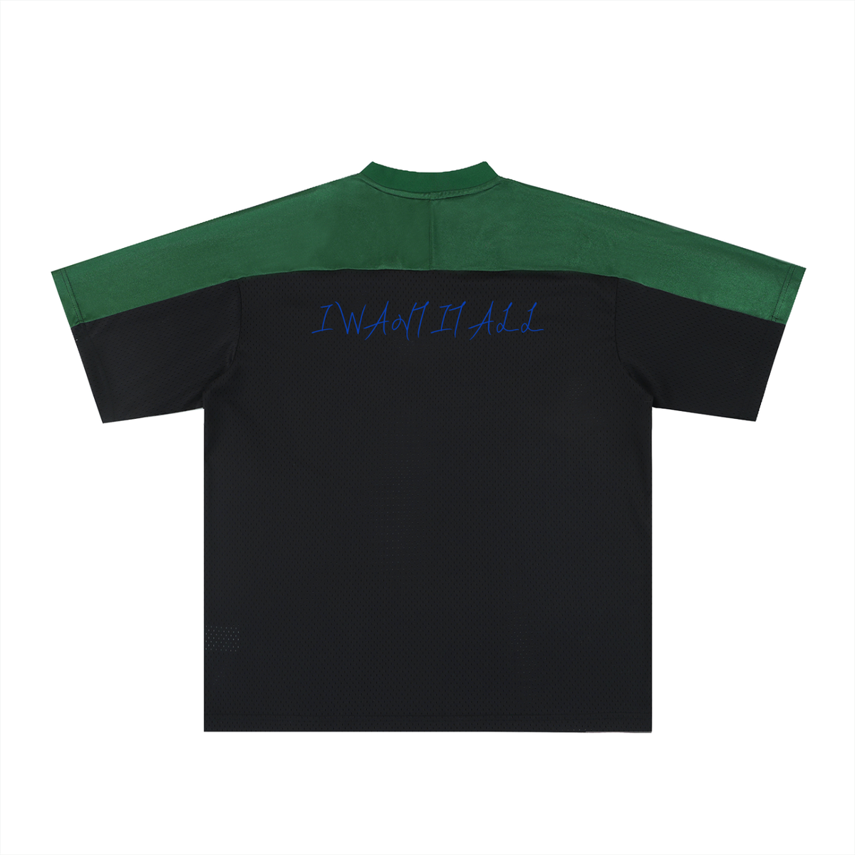 Oversized Mesh V-Neck Soccer Jersey
