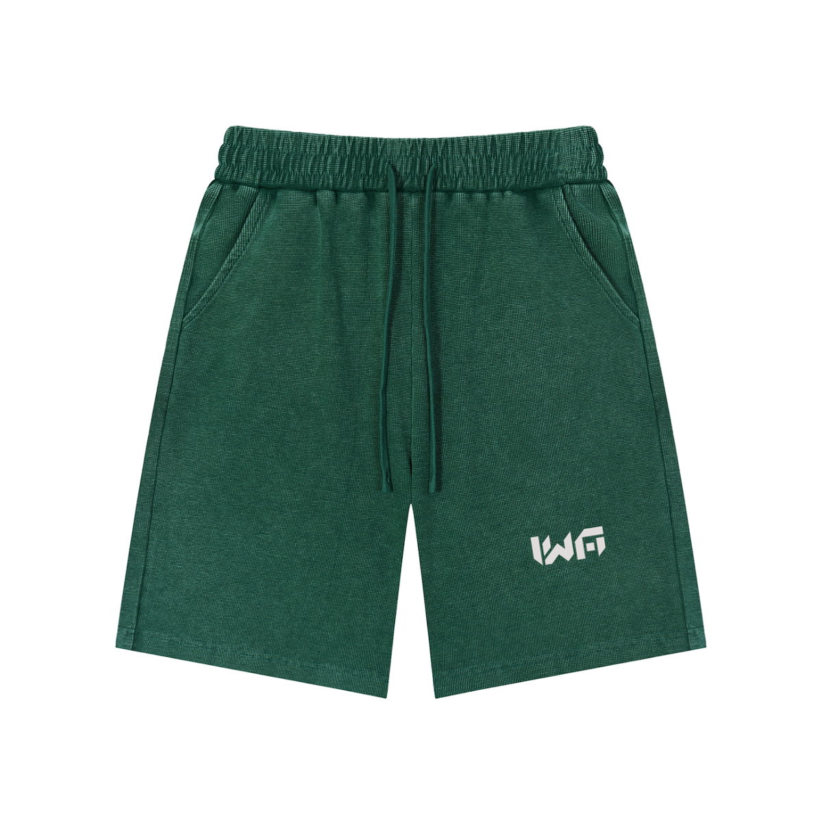 Mineral Wash Waffle Knit Shorts