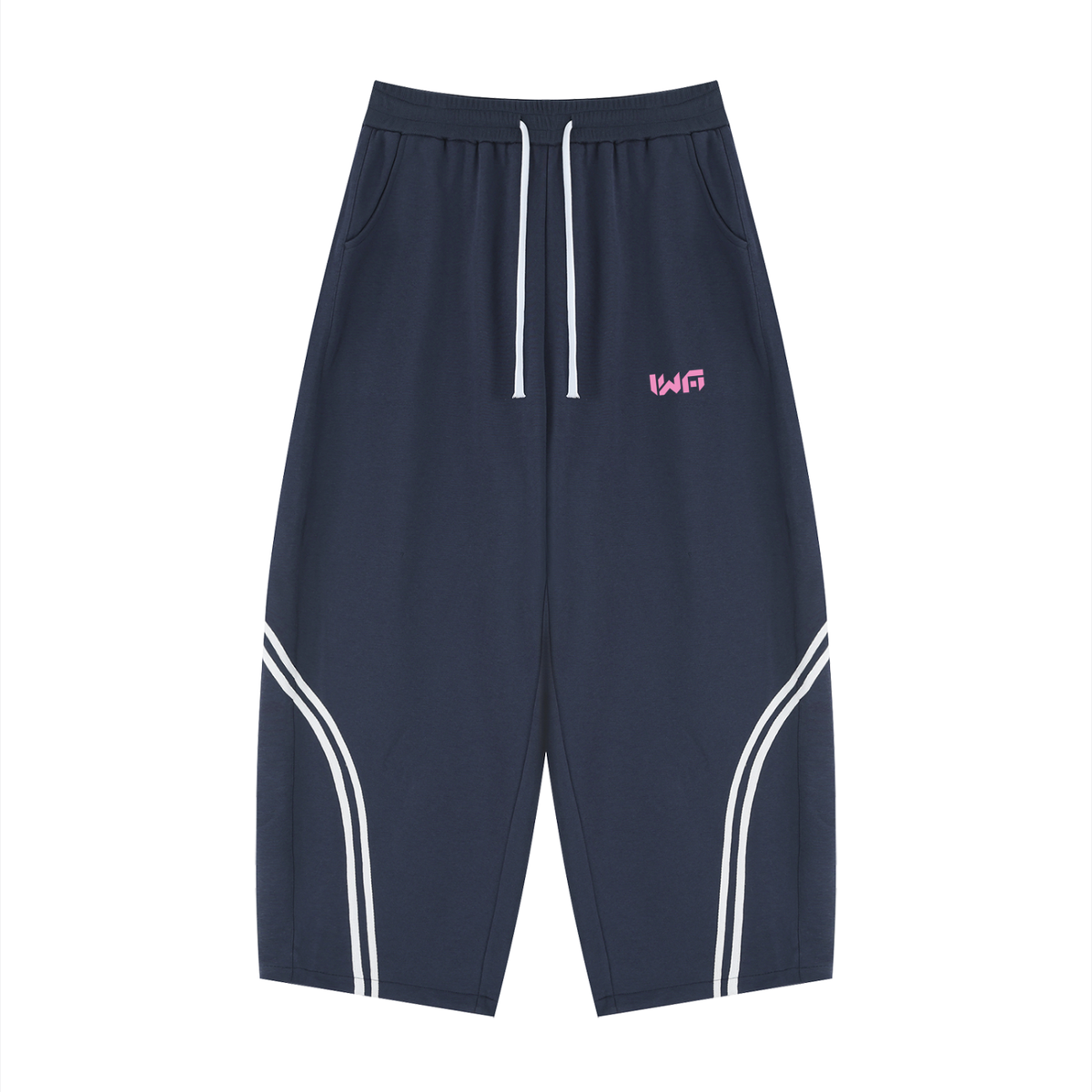 Unisex Wide Leg Piping Sweatpants
