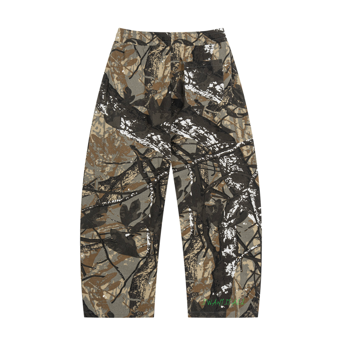 Unisex Tree Camo Barrel Leg Pants
