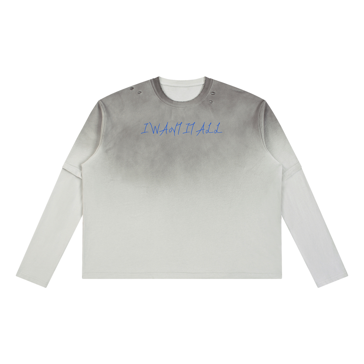 Unisex Vintage Wash Layered T-Shirt