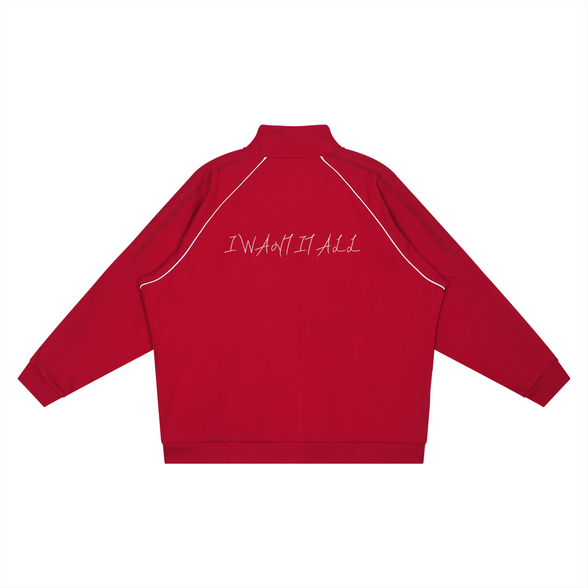 Reflection Striped Raglan Sleeve  Jacket