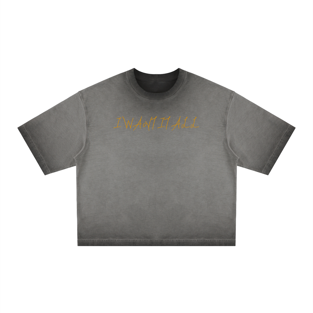 Unisex Reverse Dyed Boxy T-Shirt