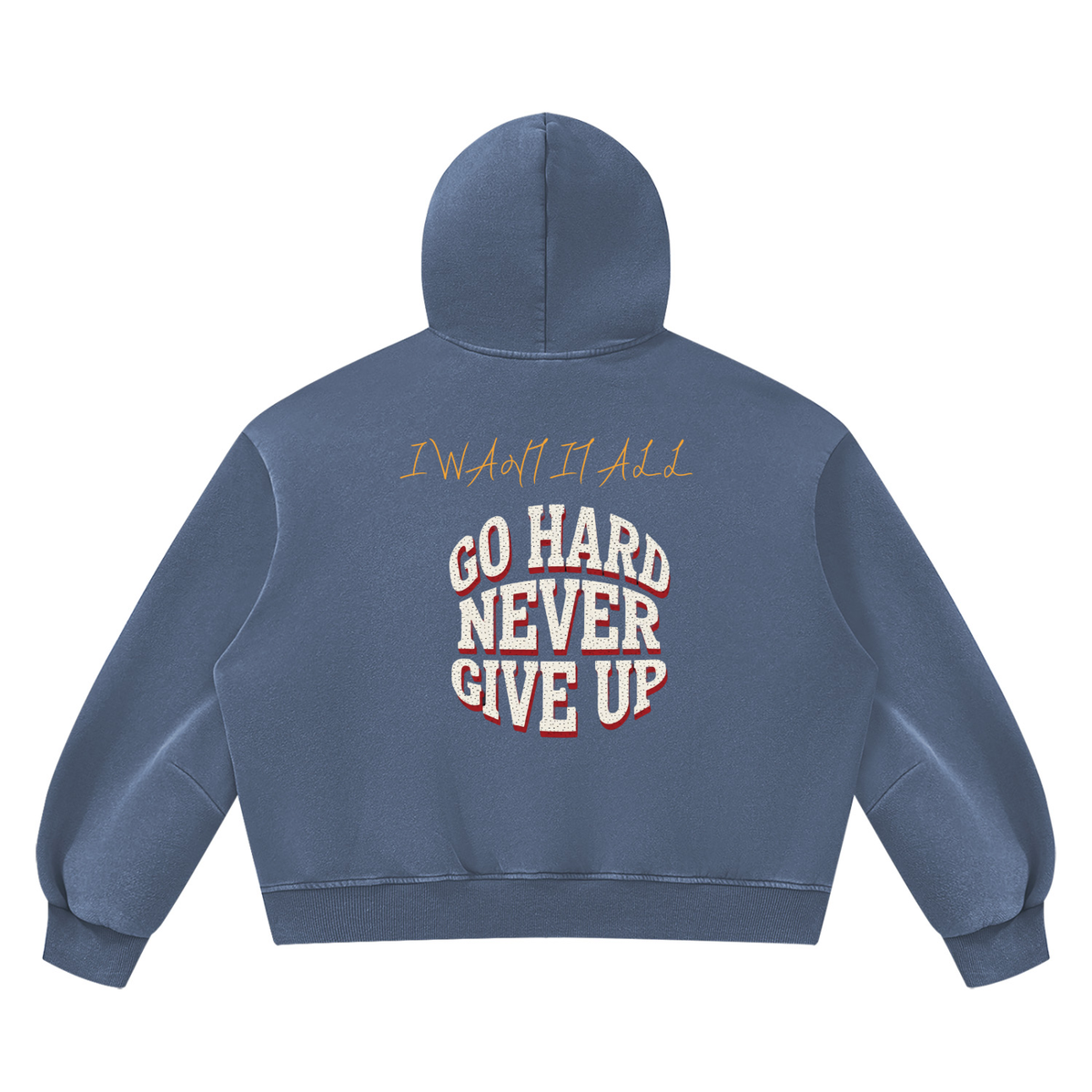 Unisex Vintage Wash Boxy Fleece Hoodie