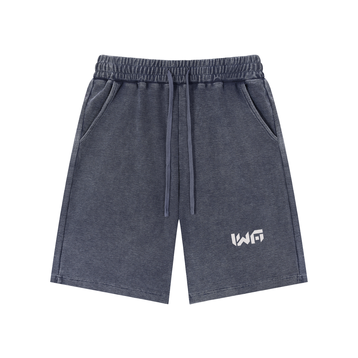 Mineral Wash Waffle Knit Shorts