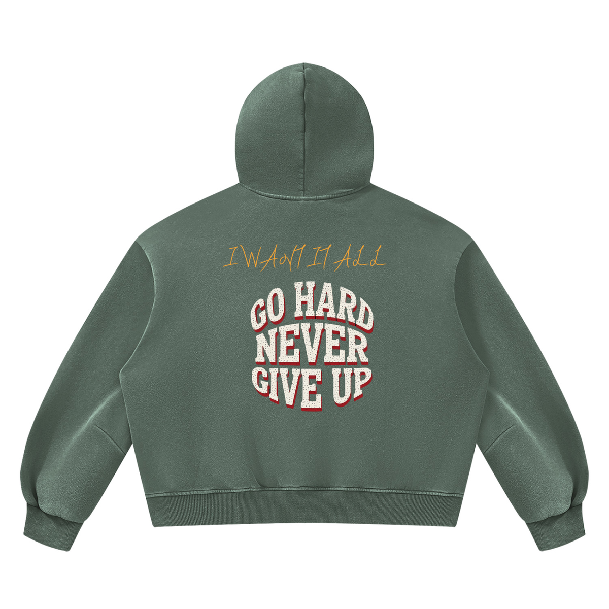 Unisex Vintage Wash Boxy Fleece Hoodie