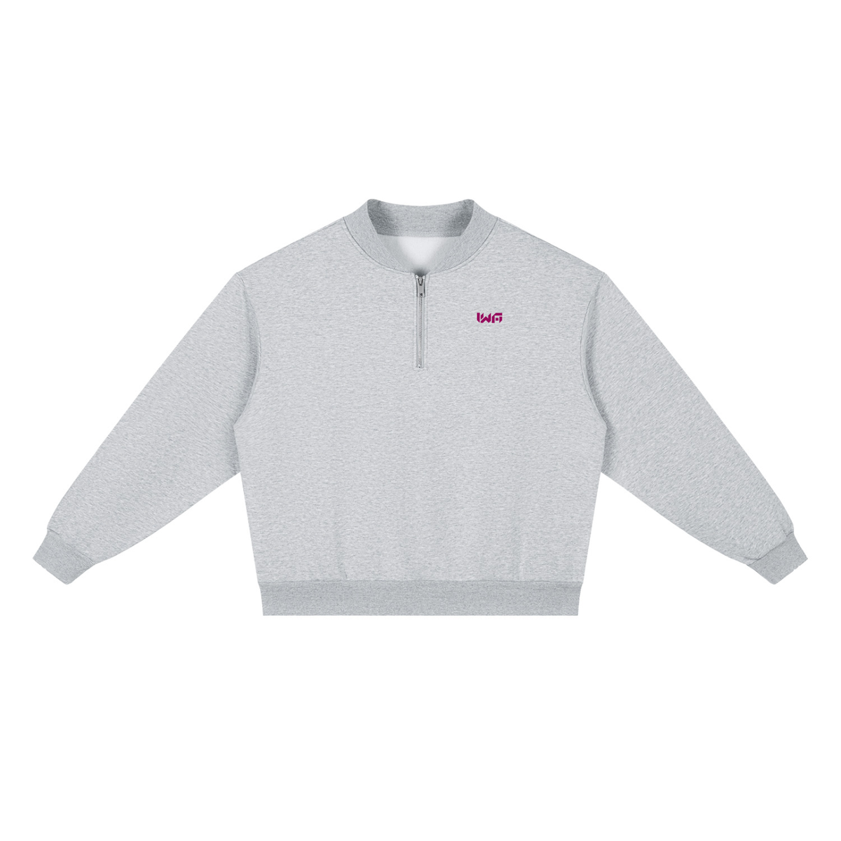 Unisex Vintage Wash Fleece Quarter Zip Sweatshirt
