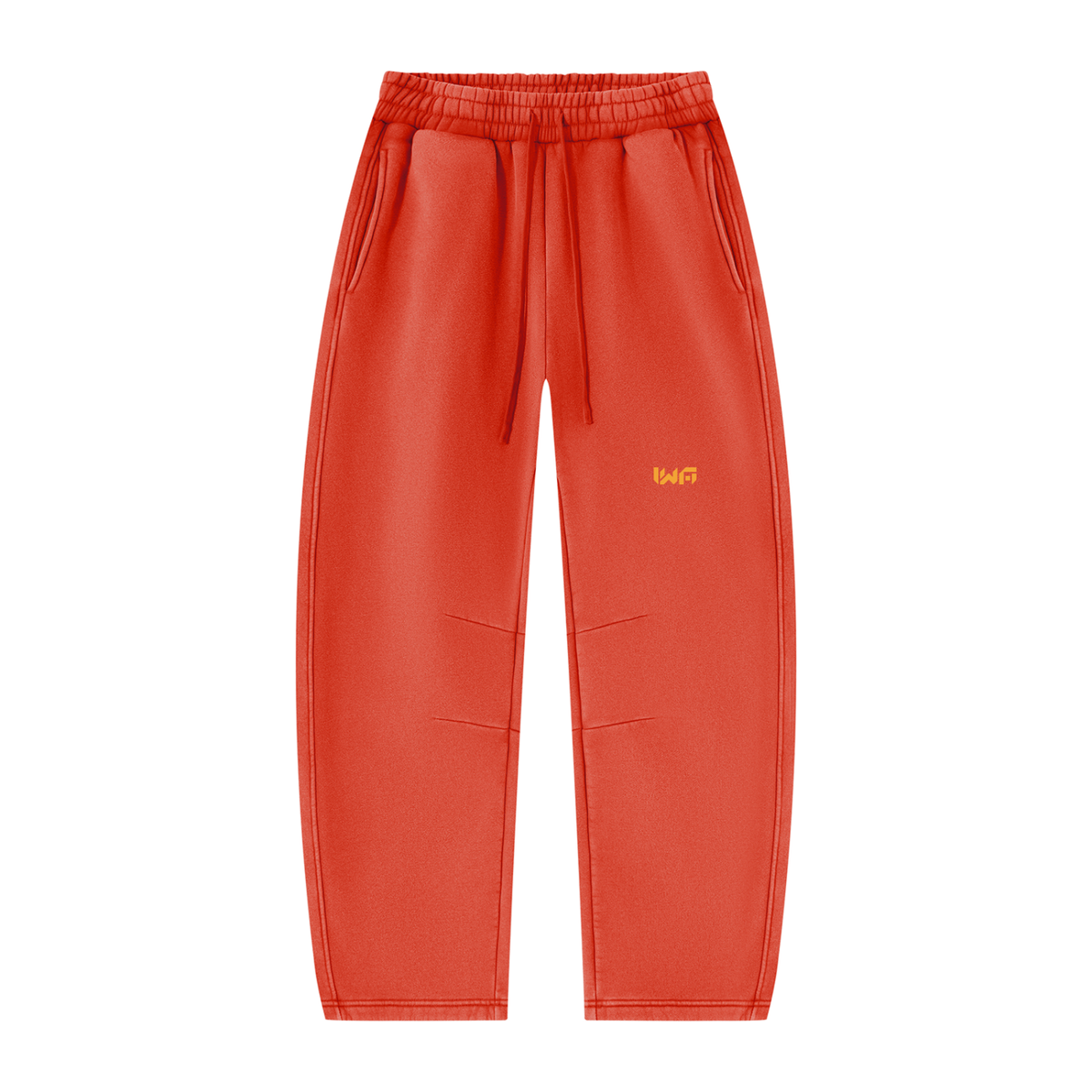 Unisex Vintage Wash Barrel Leg Fleece Sweatpants