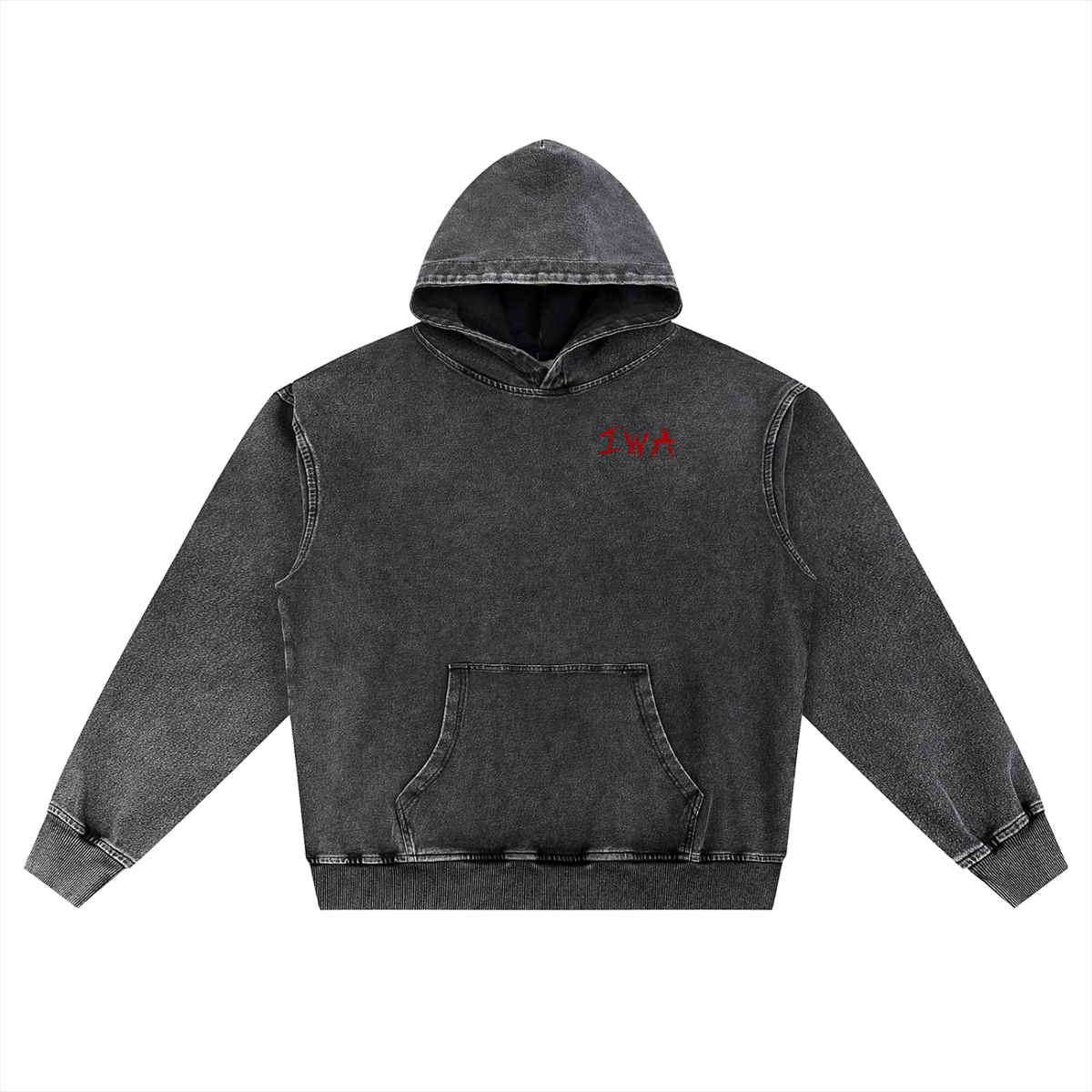 Snow Wash Oversized Hoodie