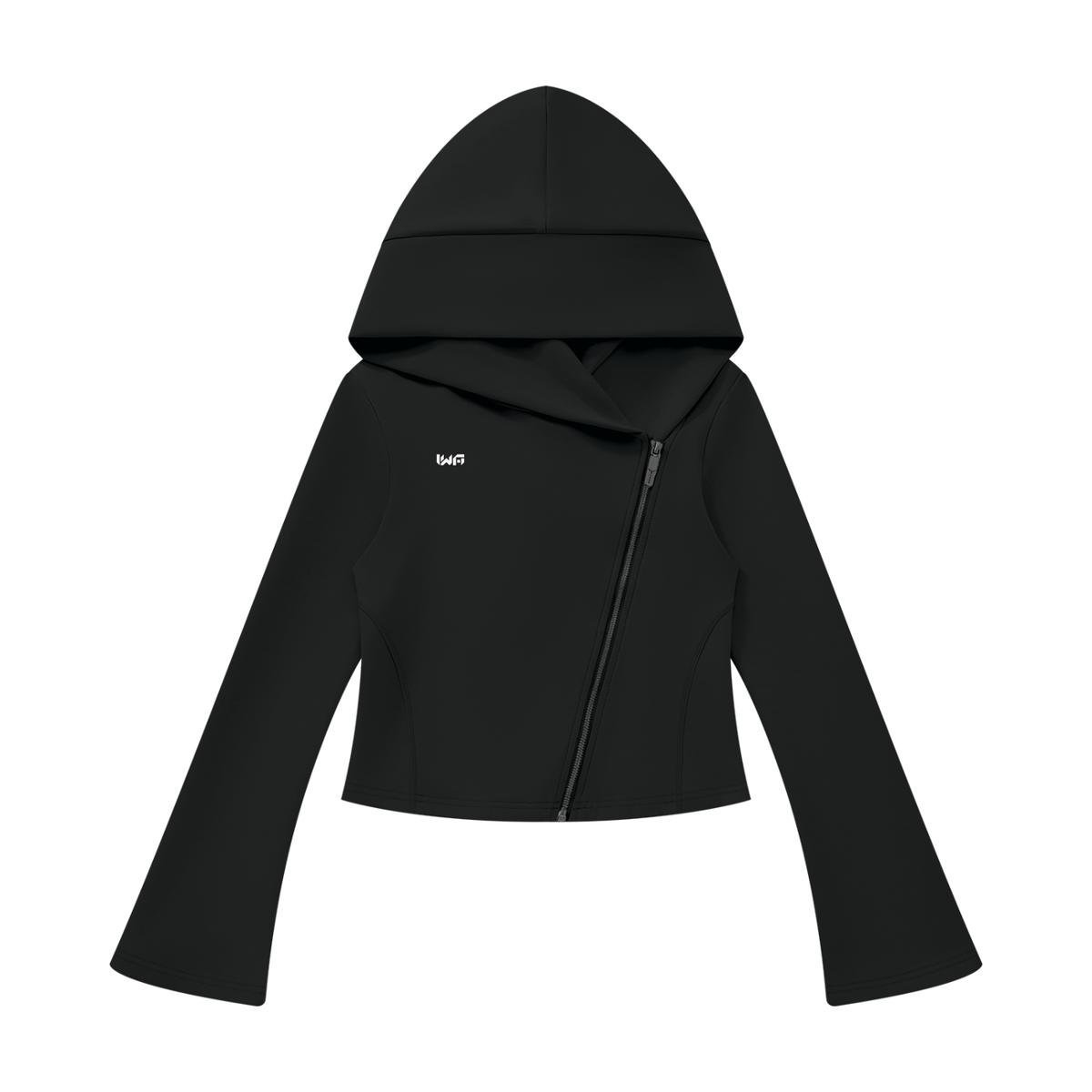 Women's Bell Sleeve Full Zip Hoodie