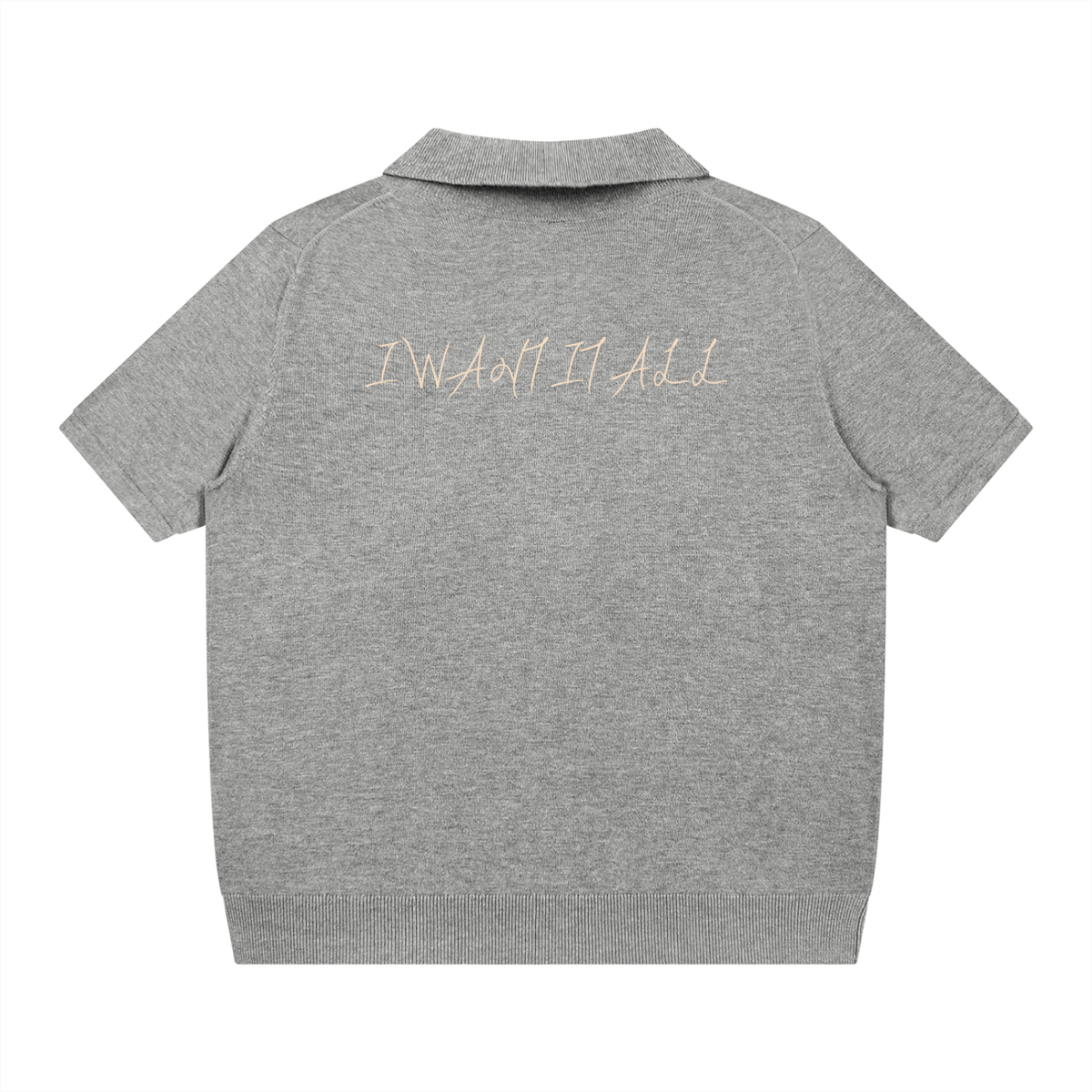 Unisex Heavyweight Oversized Polo Shirt