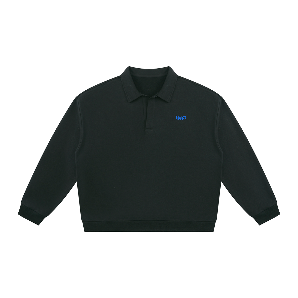 Unisex Oversized Collared Sweatshirt