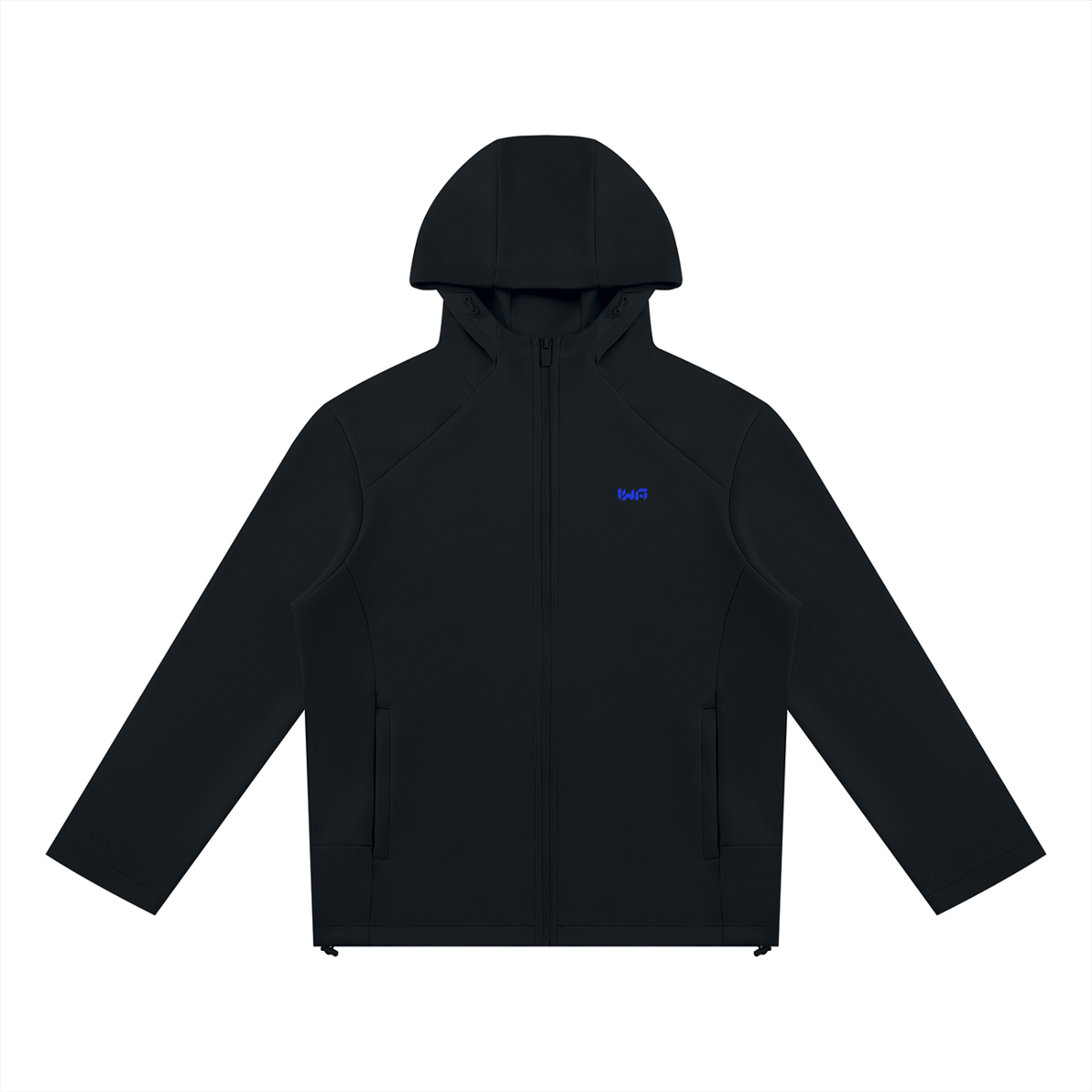 Unisex Paneled Full Zip Hoodie