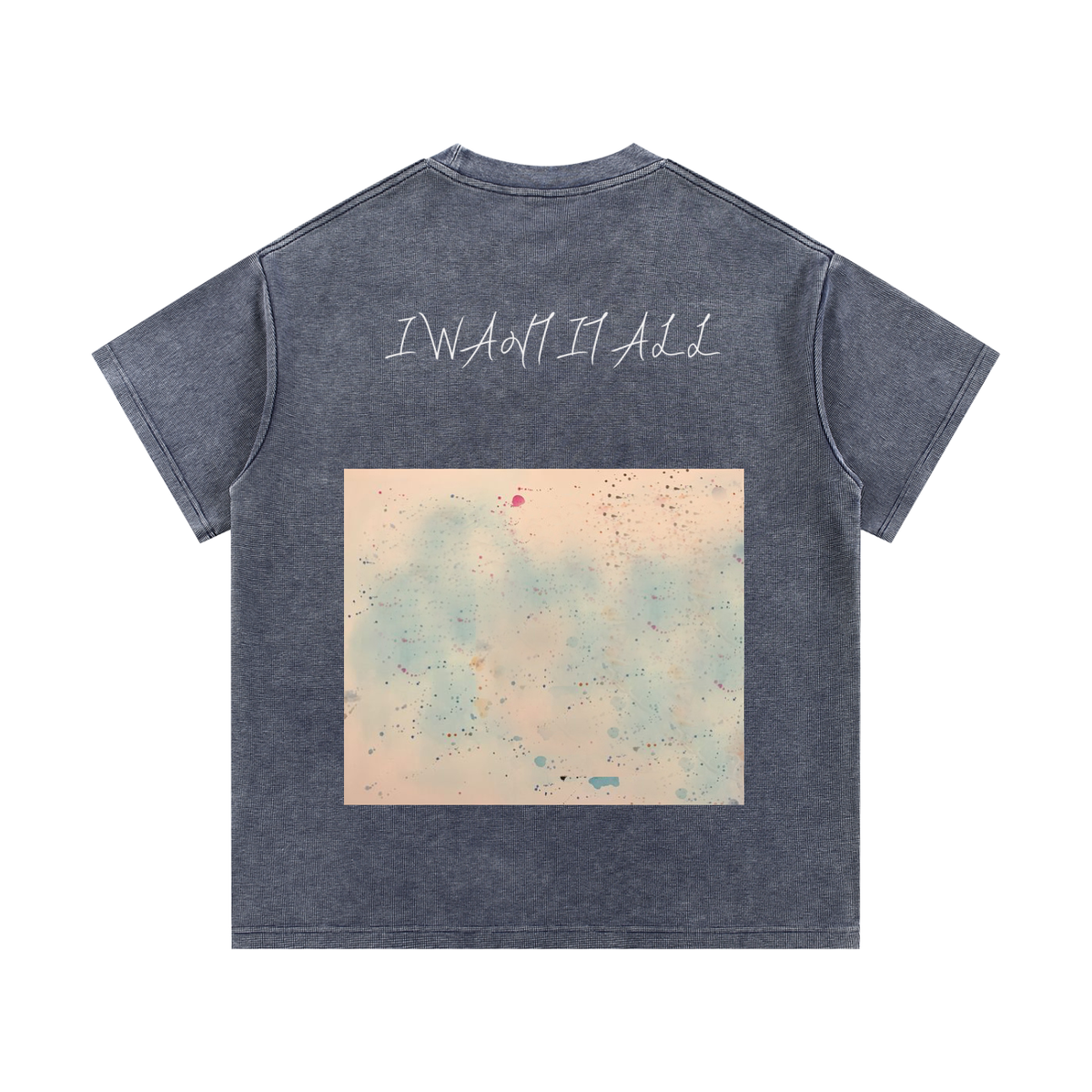 Mineral Wash Waffle Knit T-Shirt