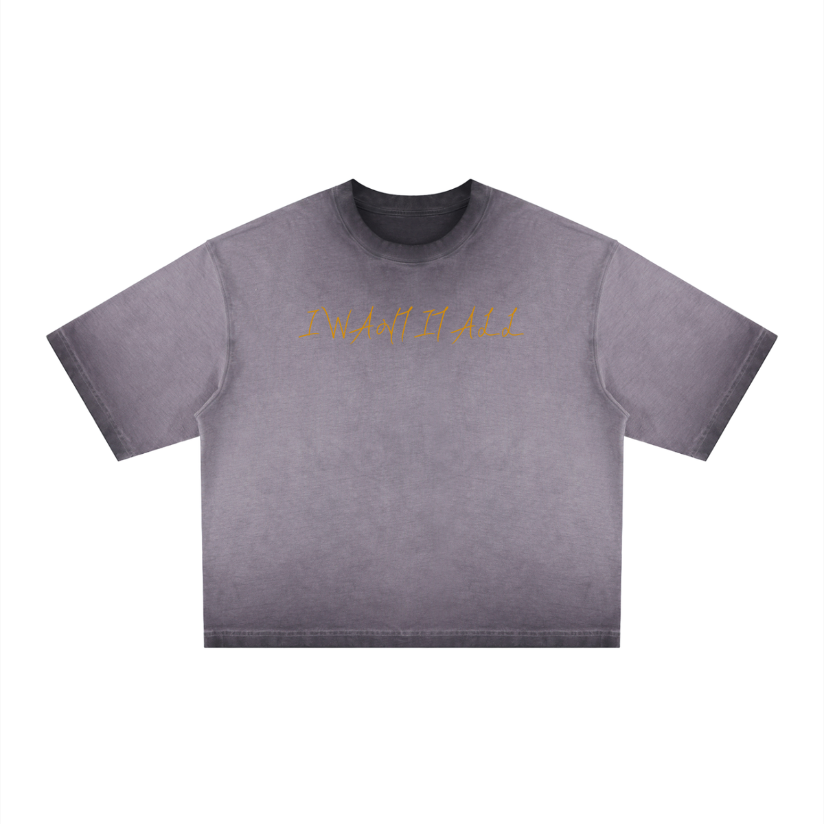 Unisex Reverse Dyed Boxy T-Shirt