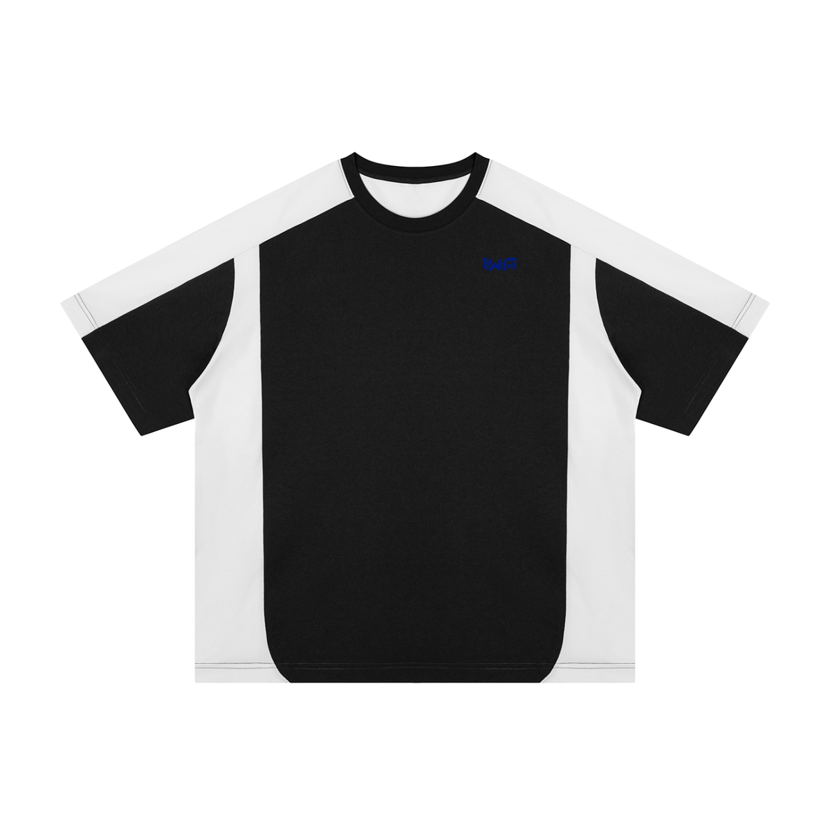 Unisex Color Block Loose T-Shirt