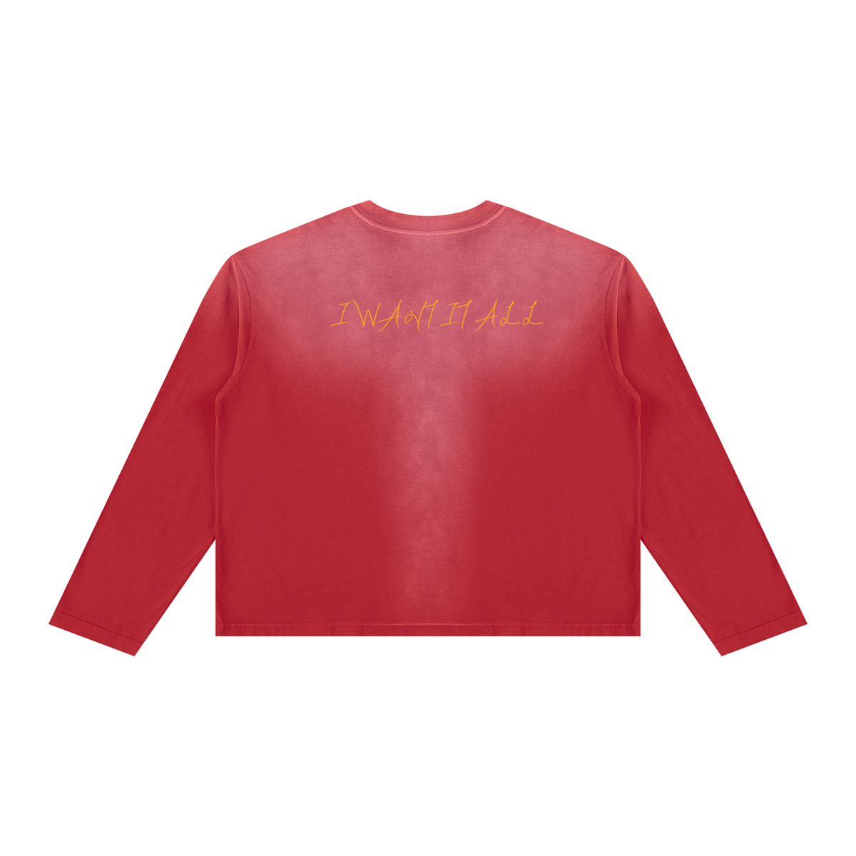 Unisex Sunfade Boxy Long Sleeve T-Shirt