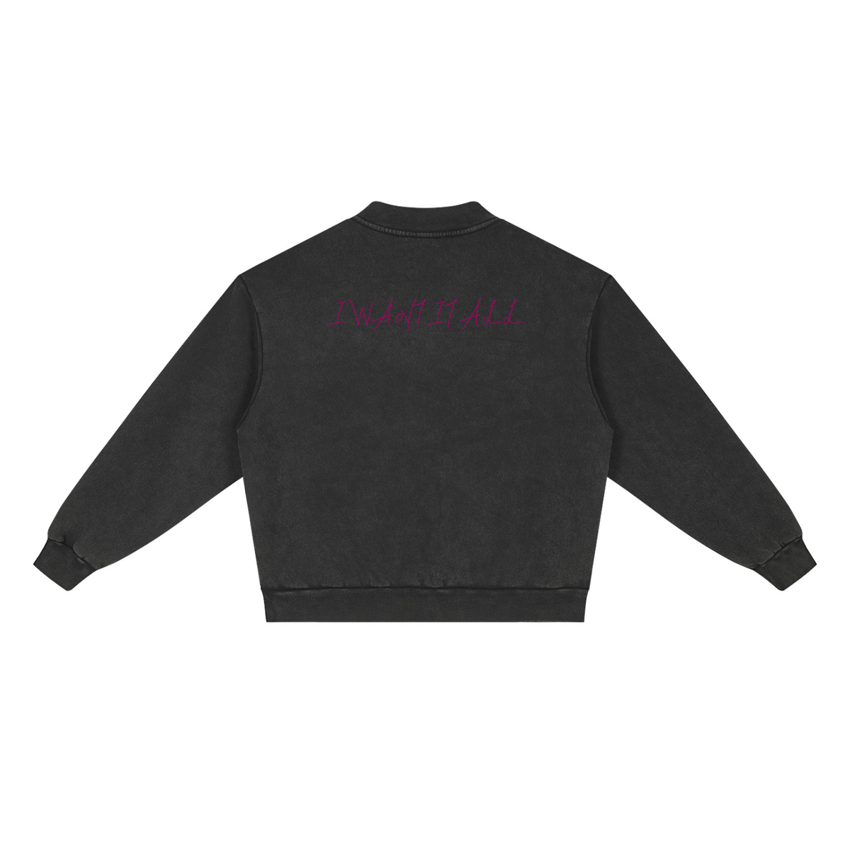 Unisex Vintage Wash Fleece Quarter Zip Sweatshirt