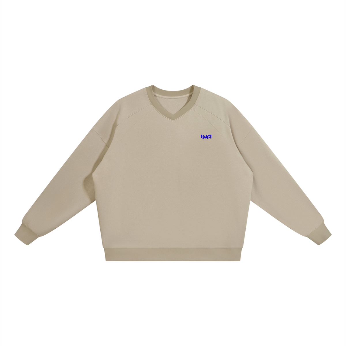 Unisex Oversized V-Neck Sweatshirt