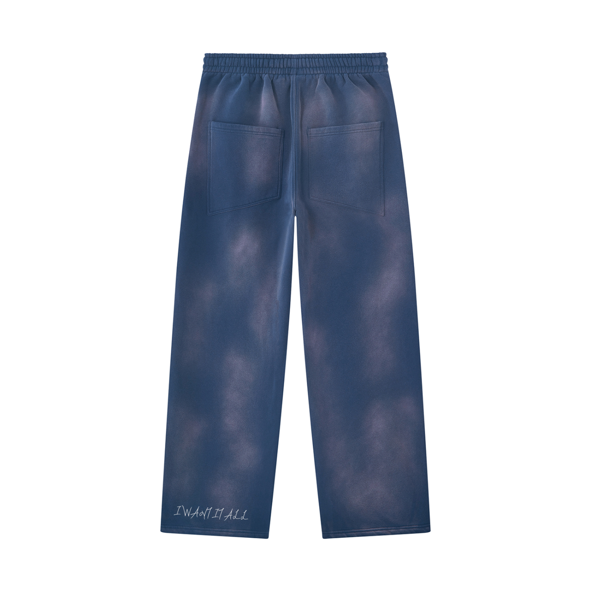 Unisex Sunfade Wide Leg Fleece Sweatpants