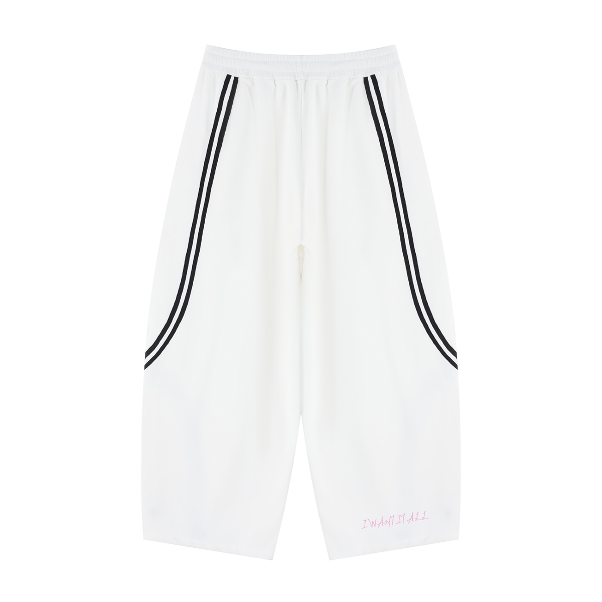 Unisex Wide Leg Piping Sweatpants