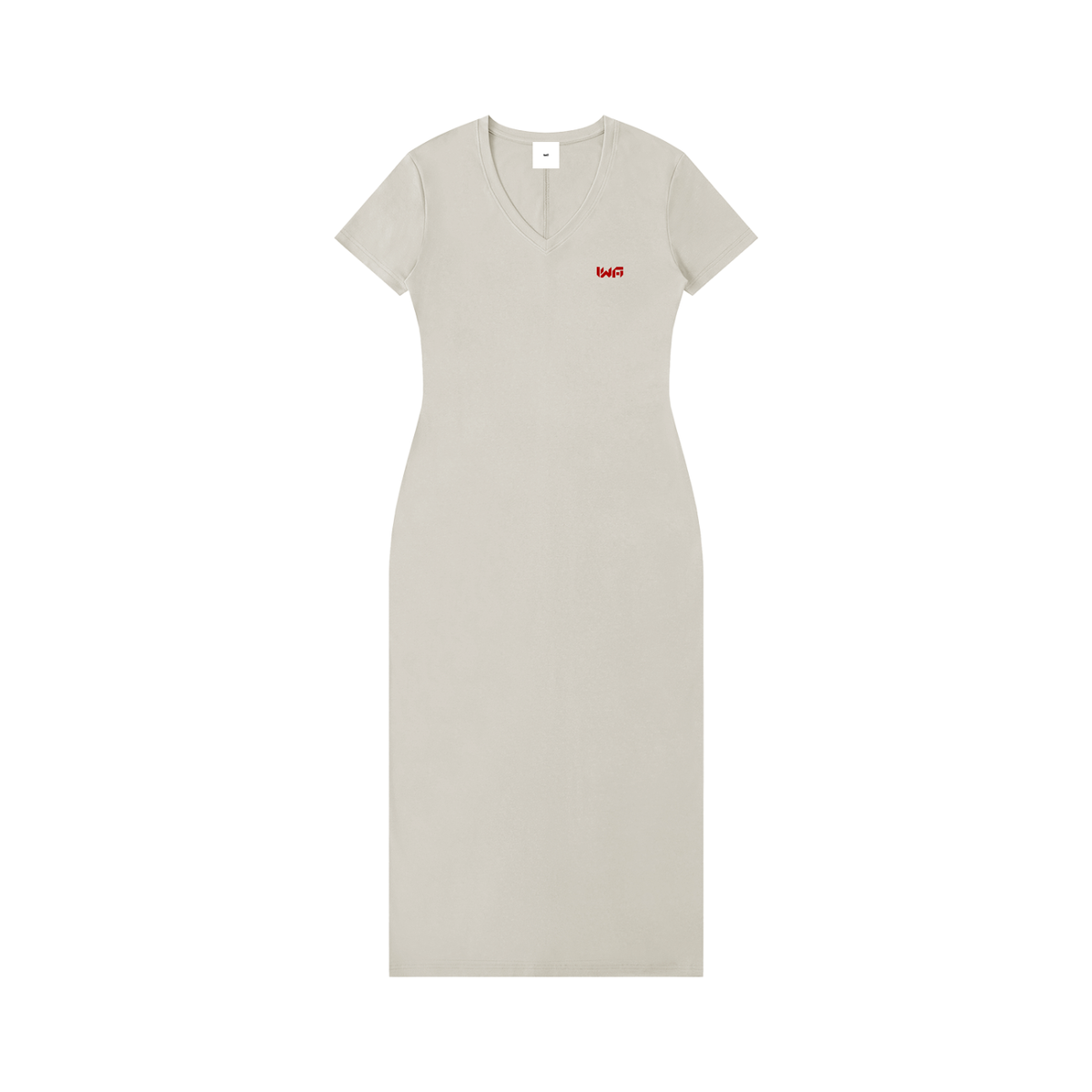 Women's V-Neck Short Sleeve Maxi Dress